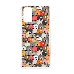 Cute Dog Seamless Pattern Background Samsung Galaxy Note 20 Tpu Uv Case by Pakjumat