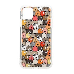 Cute Dog Seamless Pattern Background Iphone 11 Tpu Uv Print Case by Pakjumat