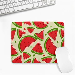 Cute Watermelon Seamless Pattern Small Mousepad by Pakjumat