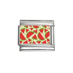 Cute Watermelon Seamless Pattern Italian Charm (9mm) by Pakjumat