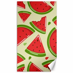 Cute Watermelon Seamless Pattern Canvas 40  X 72  by Pakjumat