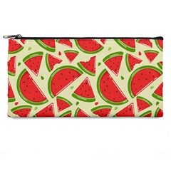 Cute Watermelon Seamless Pattern Pencil Case by Pakjumat