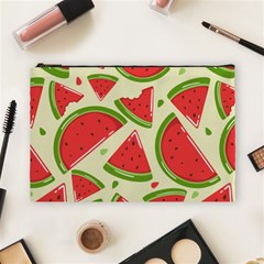 Cute Watermelon Seamless Pattern Cosmetic Bag (large) by Pakjumat