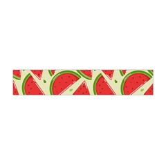 Cute Watermelon Seamless Pattern Premium Plush Fleece Scarf (mini) by Pakjumat