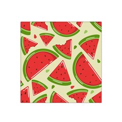 Cute Watermelon Seamless Pattern Satin Bandana Scarf 22  X 22  by Pakjumat