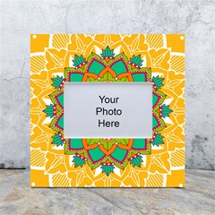 Mandala Patterns Yellow White Box Photo Frame 4  X 6  by Pakjumat