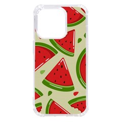 Cute Watermelon Seamless Pattern Iphone 14 Pro Tpu Uv Print Case