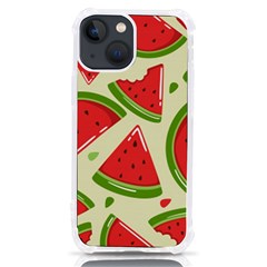 Cute Watermelon Seamless Pattern Iphone 13 Mini Tpu Uv Print Case by Pakjumat