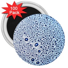 Drop Water Background Macro Splash Rain Drink 3  Magnets (100 pack)