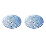 Drop Water Background Macro Splash Rain Drink Cufflinks (Oval) Front(Pair)