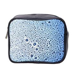 Drop Water Background Macro Splash Rain Drink Mini Toiletries Bag (Two Sides)