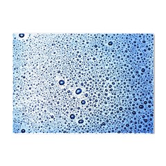 Drop Water Background Macro Splash Rain Drink Crystal Sticker (a4) by Pakjumat