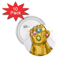 The Infinity Gauntlet Thanos 1 75  Buttons (10 Pack)