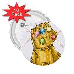 The Infinity Gauntlet Thanos 2 25  Buttons (10 Pack) 