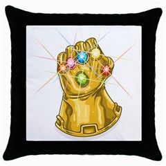 The Infinity Gauntlet Thanos Throw Pillow Case (black) by Maspions