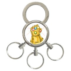 The Infinity Gauntlet Thanos 3-ring Key Chain