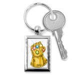 The Infinity Gauntlet Thanos Key Chain (Rectangle) Front