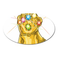 The Infinity Gauntlet Thanos Oval Magnet