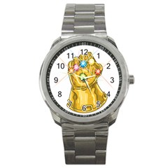 The Infinity Gauntlet Thanos Sport Metal Watch by Maspions