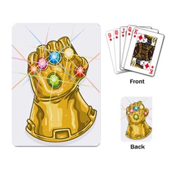 The Infinity Gauntlet Thanos Playing Cards Single Design (rectangle)