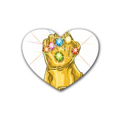 The Infinity Gauntlet Thanos Rubber Coaster (heart)