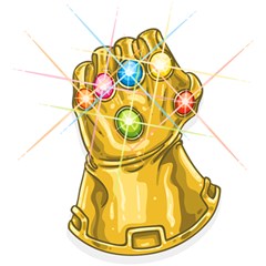 The Infinity Gauntlet Thanos Play Mat (square)