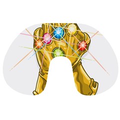 The Infinity Gauntlet Thanos Travel Neck Pillow by Maspions