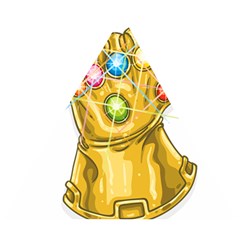 The Infinity Gauntlet Thanos Wooden Puzzle Triangle