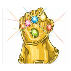 The Infinity Gauntlet Thanos Premium Plush Fleece Blanket (small)