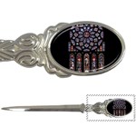 Chartres Cathedral Notre Dame De Paris Stained Glass Letter Opener Front