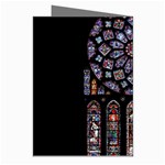 Chartres Cathedral Notre Dame De Paris Stained Glass Greeting Cards (Pkg of 8) Right