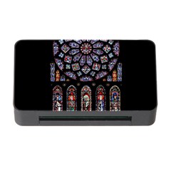 Chartres Cathedral Notre Dame De Paris Stained Glass Memory Card Reader With Cf by Maspions