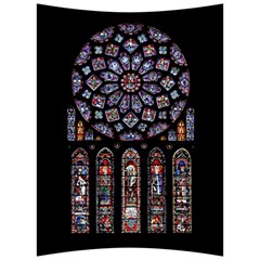 Chartres Cathedral Notre Dame De Paris Stained Glass Back Support Cushion