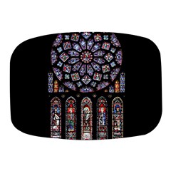 Chartres Cathedral Notre Dame De Paris Stained Glass Mini Square Pill Box by Maspions