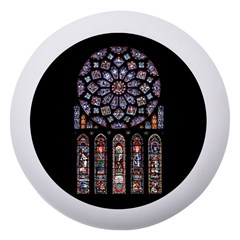 Chartres Cathedral Notre Dame De Paris Stained Glass Dento Box With Mirror by Maspions