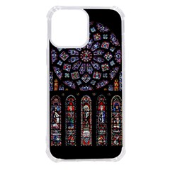 Chartres Cathedral Notre Dame De Paris Stained Glass Iphone 13 Pro Max Tpu Uv Print Case