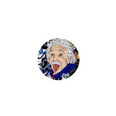 Albert Einstein Physicist 1  Mini Magnets by Maspions