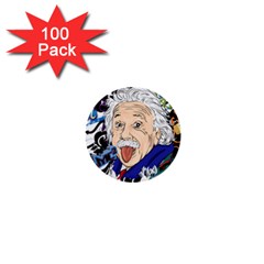 Albert Einstein Physicist 1  Mini Buttons (100 Pack) 