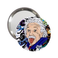 Albert Einstein Physicist 2 25  Handbag Mirrors