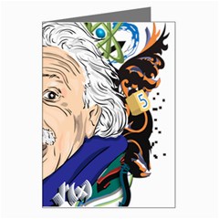 Albert Einstein Physicist Greeting Card by Maspions