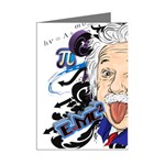 Albert Einstein Physicist Mini Greeting Cards (Pkg of 8) Right