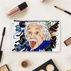 Albert Einstein Physicist Cosmetic Bag (medium)