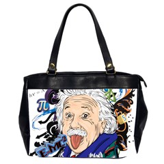 Albert Einstein Physicist Oversize Office Handbag (2 Sides)