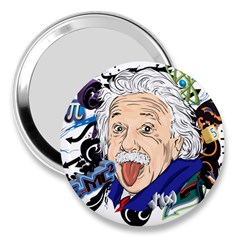 Albert Einstein Physicist 3  Handbag Mirrors