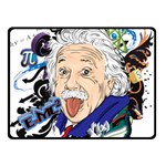 Albert Einstein Physicist Two Sides Fleece Blanket (Small) 45 x34  Blanket Front