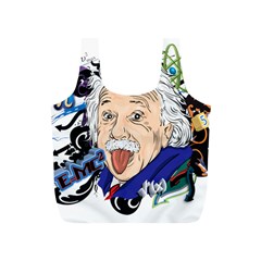 Albert Einstein Physicist Full Print Recycle Bag (s) by Maspions