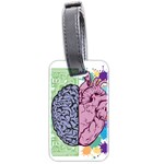 Brain Heart Balance Emotion Luggage Tag (two sides) Front