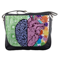 Brain Heart Balance Emotion Messenger Bag by Maspions