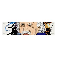 Albert Einstein Physicist Banner And Sign 4  X 1  by Maspions