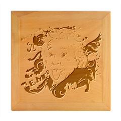 Albert Einstein Physicist Wood Photo Frame Cube by Maspions